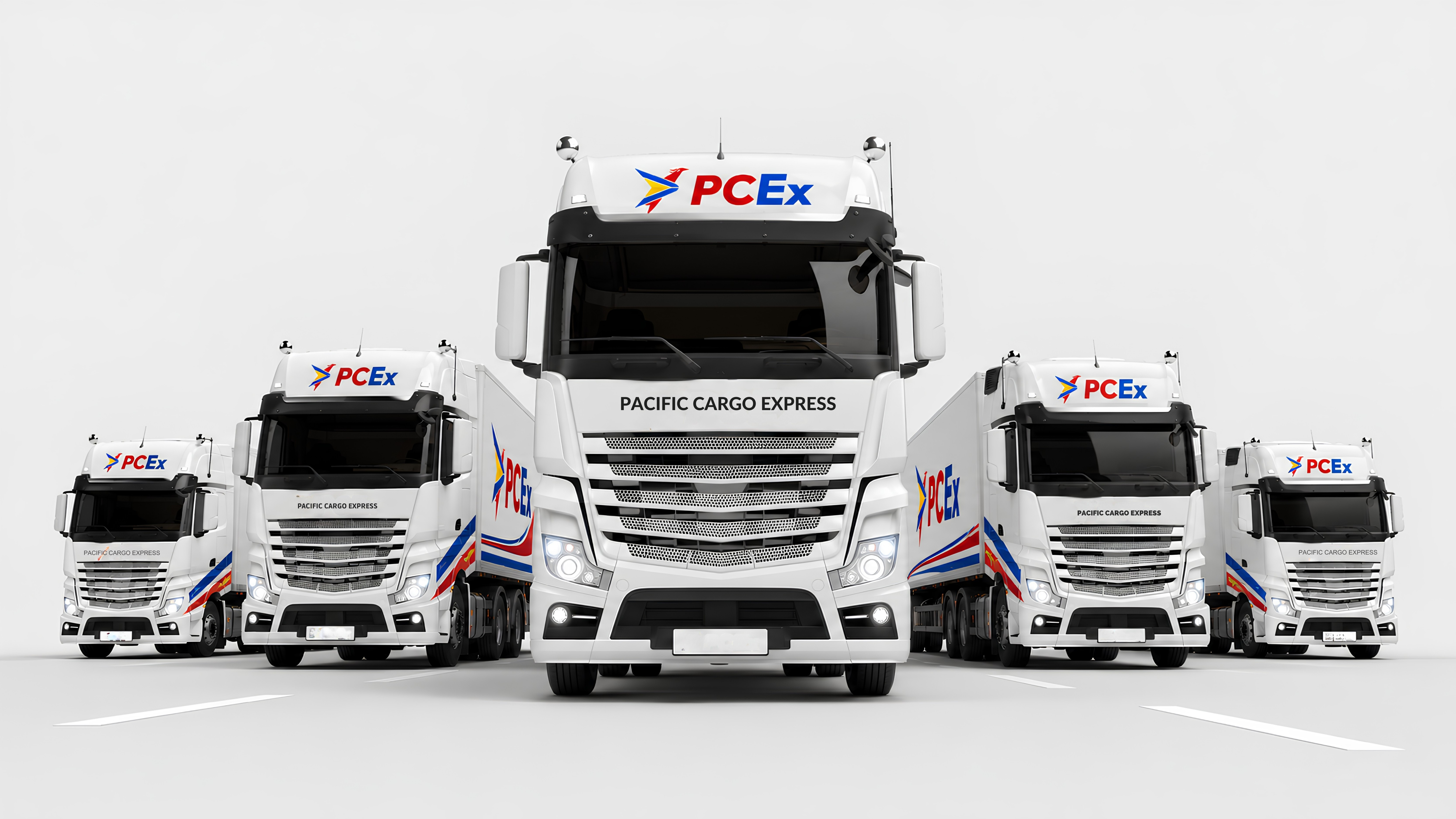 PCEx wing van trucks